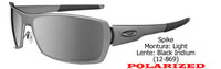Oakley Spike Polarized Pewter / Black Iridium (12-869)